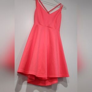 Neon Orange/Pink Fashion NOVA mini party dress